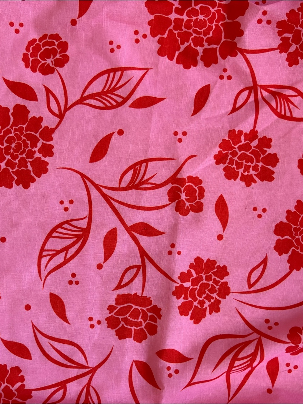 Women’s THML Pink and Red Floral fun lightweight Pants - size Large - Picture 5 of 6